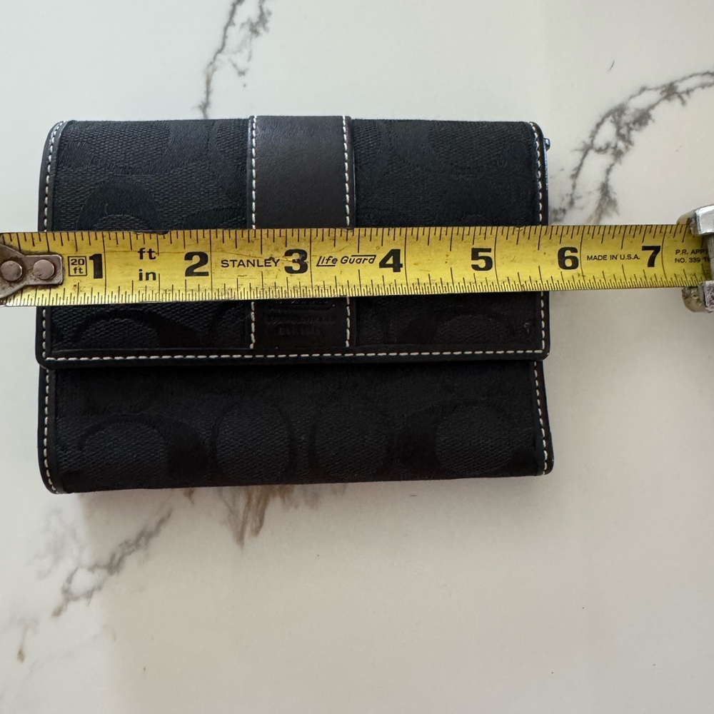 Coach Y2K black signature wallet - Picture 5 of 7